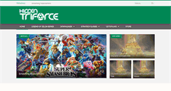 Desktop Screenshot of hiddentriforce.com